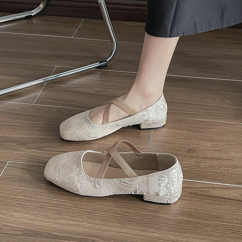 Shoes For Women Flats - รองเท้าแฟลตไซส์ใหญ่ ปี 2025 สำหรับผู้หญิง รองเท้าบัลเล่ต์แฟลต สปริง