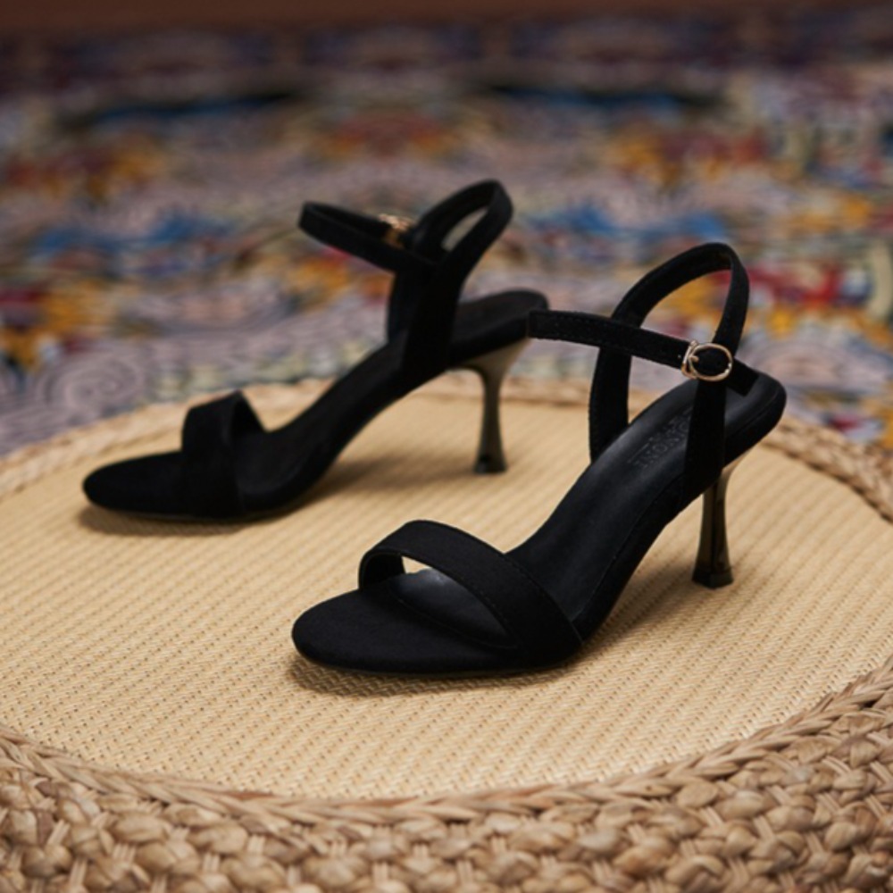 Women Shoes Formal - รองเท้าแตะสำหรับผู้หญิงรองเท้าส้นสูงรองเท้าส้นสูงแบบเรียบง่ายผู้หญิงสวมใส่สบายขนาดเล็ก 32 33 ขนาดใหญ่รองเท้าฤดูร้อนของผู้หญิง 44