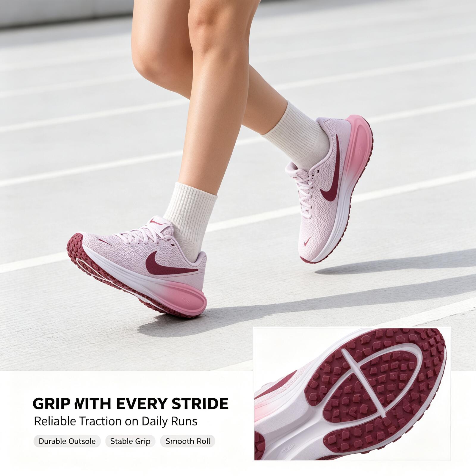 Women Shoes Running Nike - รองเท้าวิ่งผู้หญิง Nike สีชมพู น้ำหนักเบา ระบายอากาศได้ดี รองเท้าผ้าตาข่าย