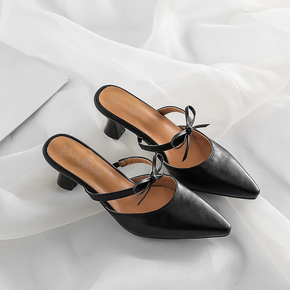 แฟชั่นฤดูร้อนใหม่สีดํา Apricot - Women'S Shoes Big Feet บทวิจารณ์และราคา