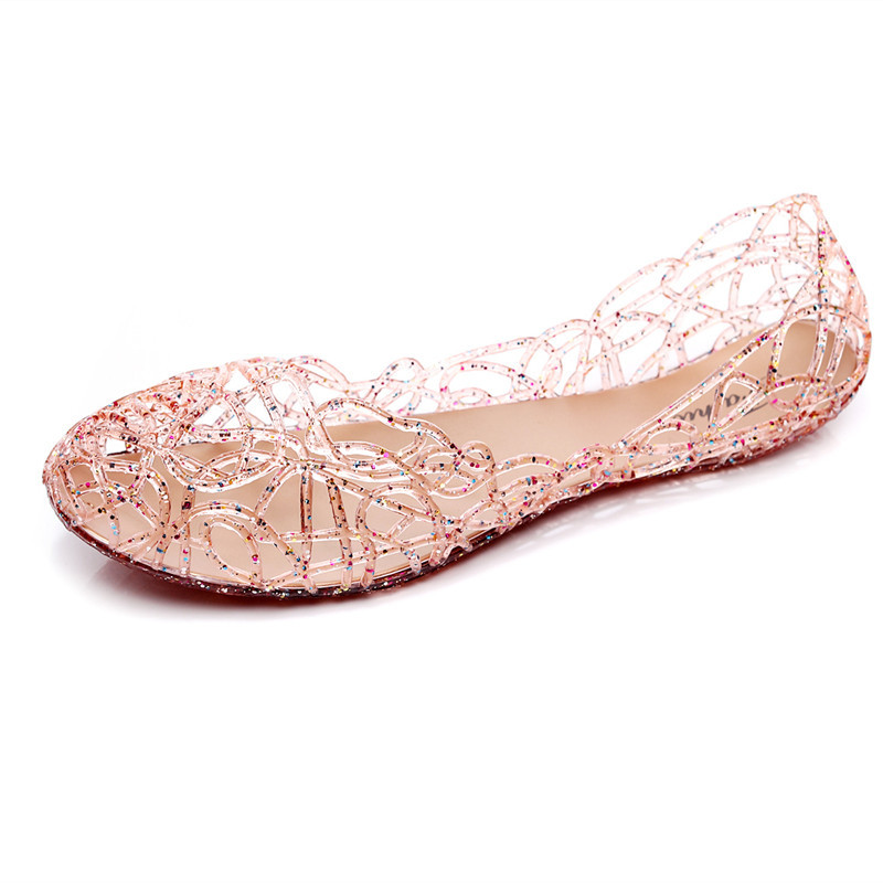 รองเท้าแตะสตรีแบบสวมสำหรับฤดูร - Jelly Sandal Women บทวิจารณ์และราคา