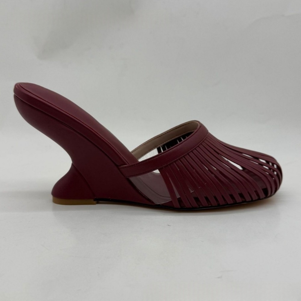 รองเท้าส้นสูงแบบสวมสำหรับผู้หญ - Metallic Heel Sandal บทวิจารณ์และราคา