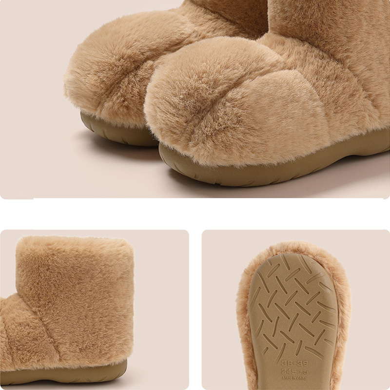 รองเท้าบูทในบ้านลายอุ้งเท้าแมว - Fluffy Fur Slipper บทวิจารณ์และราคา