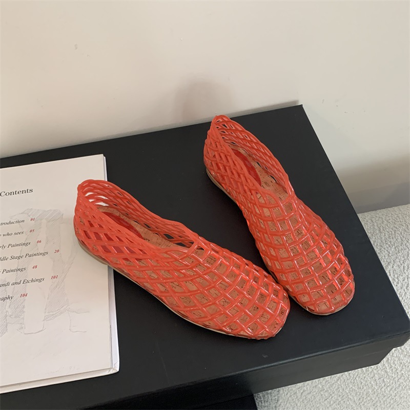 รองเท้าแตะแบนใหม่ของผู้หญิงปี  - Jelly Sandal Women บทวิจารณ์และราคา