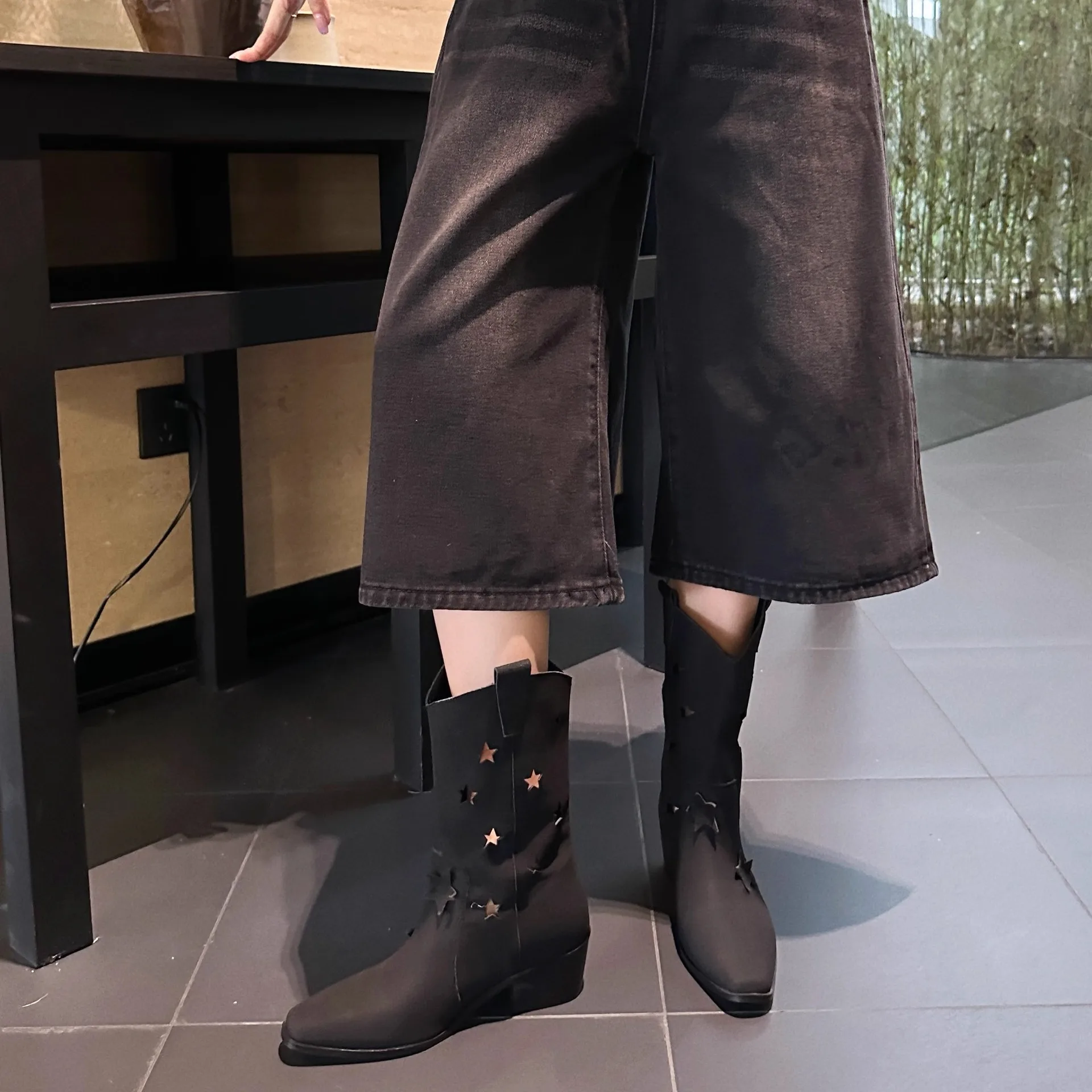 รองเท้าบูทคาวบอยสไตล์วินเทจสำห - Women'S Shoes Vegan บทวิจารณ์และราคา