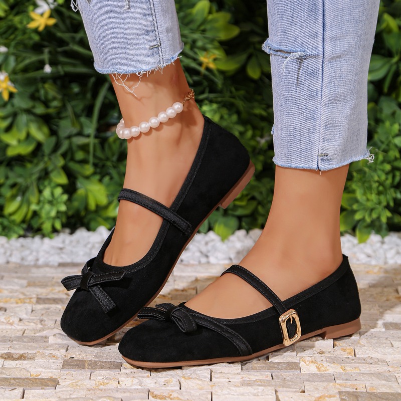 รองเท้าส้นเตี้ยลายเสือดาวสไตล์ - Shoes For Women Flats บทวิจารณ์และราคา
