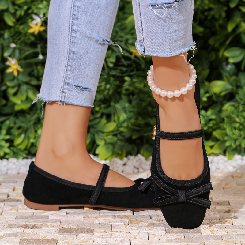 รองเท้าส้นเตี้ยลายเสือดาวสไตล์ - Shoes For Women Flats บทวิจารณ์และราคา