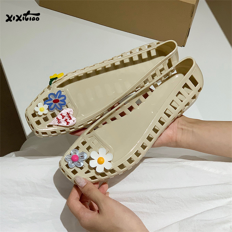 XIXITIAO รองเท้าแตะผู้หญิงสำหร - Jelly Sandal Women บทวิจารณ์และราคา