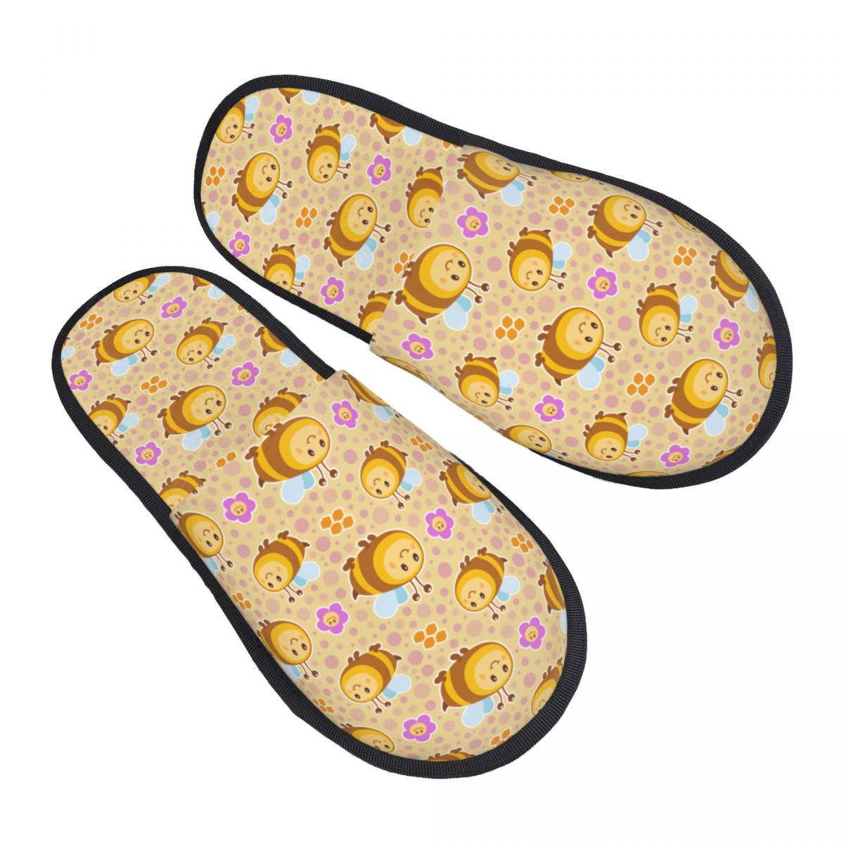 รองเท้าแตะลายดอกไม้ผึ้งน่ารัก  - Fluffy Fur Slipper บทวิจารณ์และราคา
