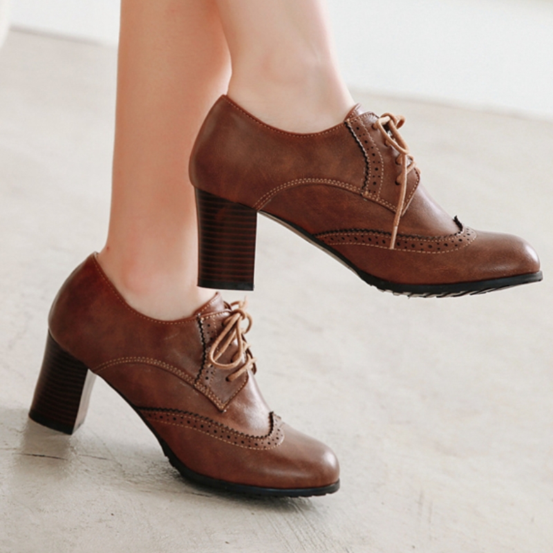 วินเทจผู้หญิงรองเท้าส้นสูงรองเ - Women'S Shoes Big Feet บทวิจารณ์และราคา