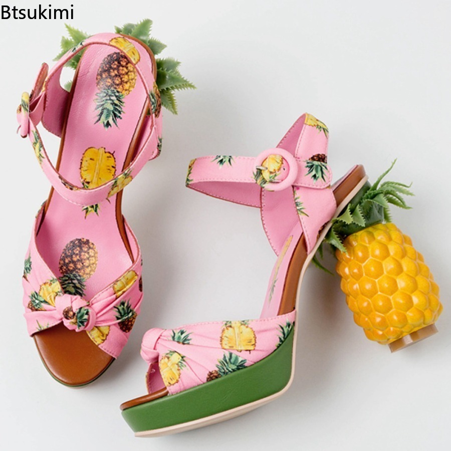 รองเท้าแตะส้นหนาแบบเปิดนิ้วเท้ - Women'S Shoes Peep Toe บทวิจารณ์และราคา