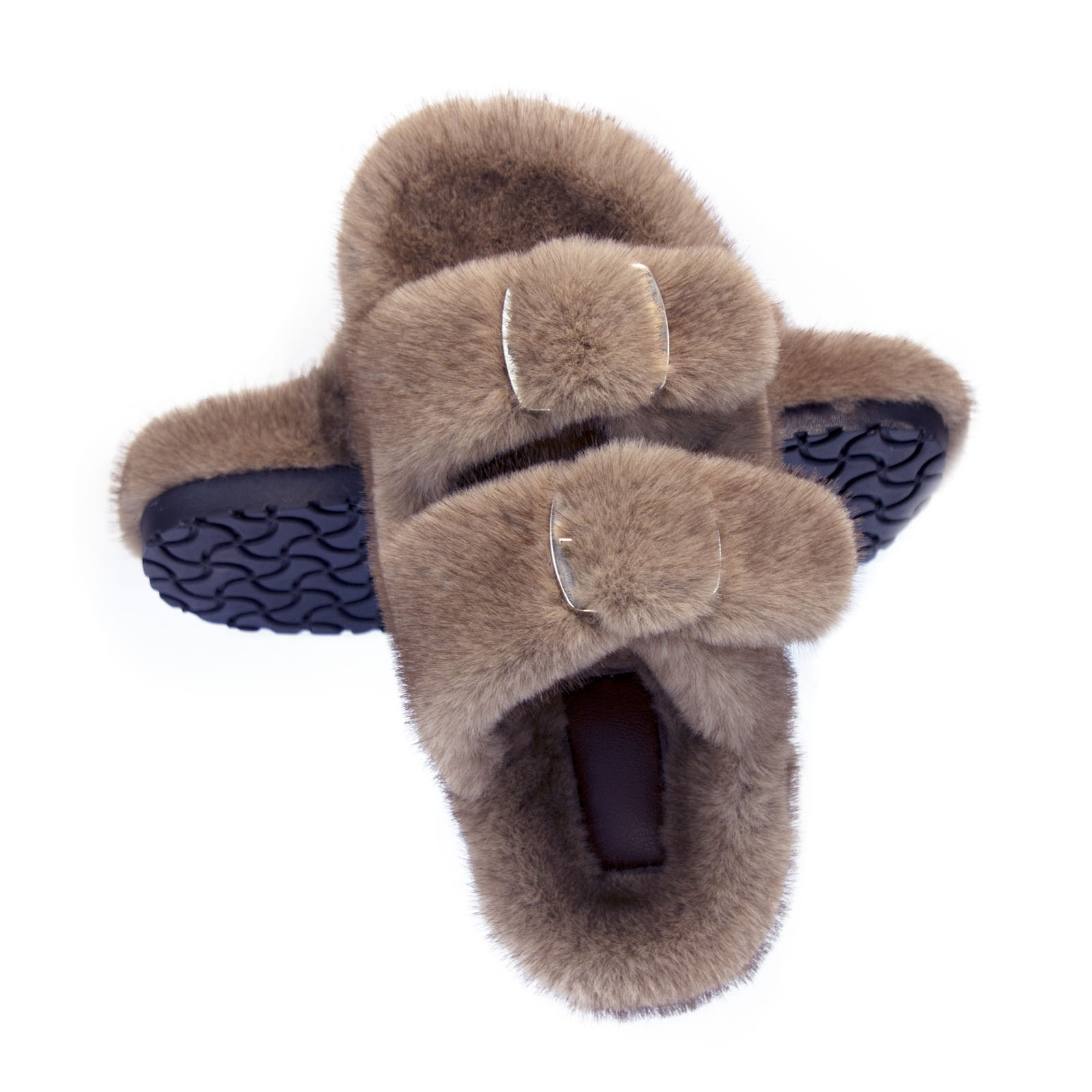 รองเท้าแตะขนปุยสำหรับผู้หญิง ร - Fluffy Fur Slipper บทวิจารณ์และราคา