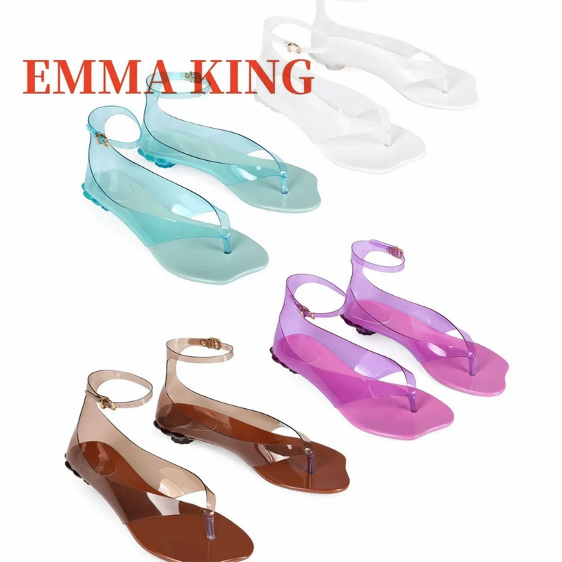 รองเท้าแตะผู้หญิงแบบสายรัดข้อเ - Jelly Sandal Women บทวิจารณ์และราคา