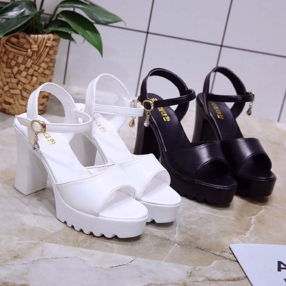 รองเท้าส้นสูงแบบเปิดหน้าเท้าปร - Jelly Sandal Women บทวิจารณ์และราคา