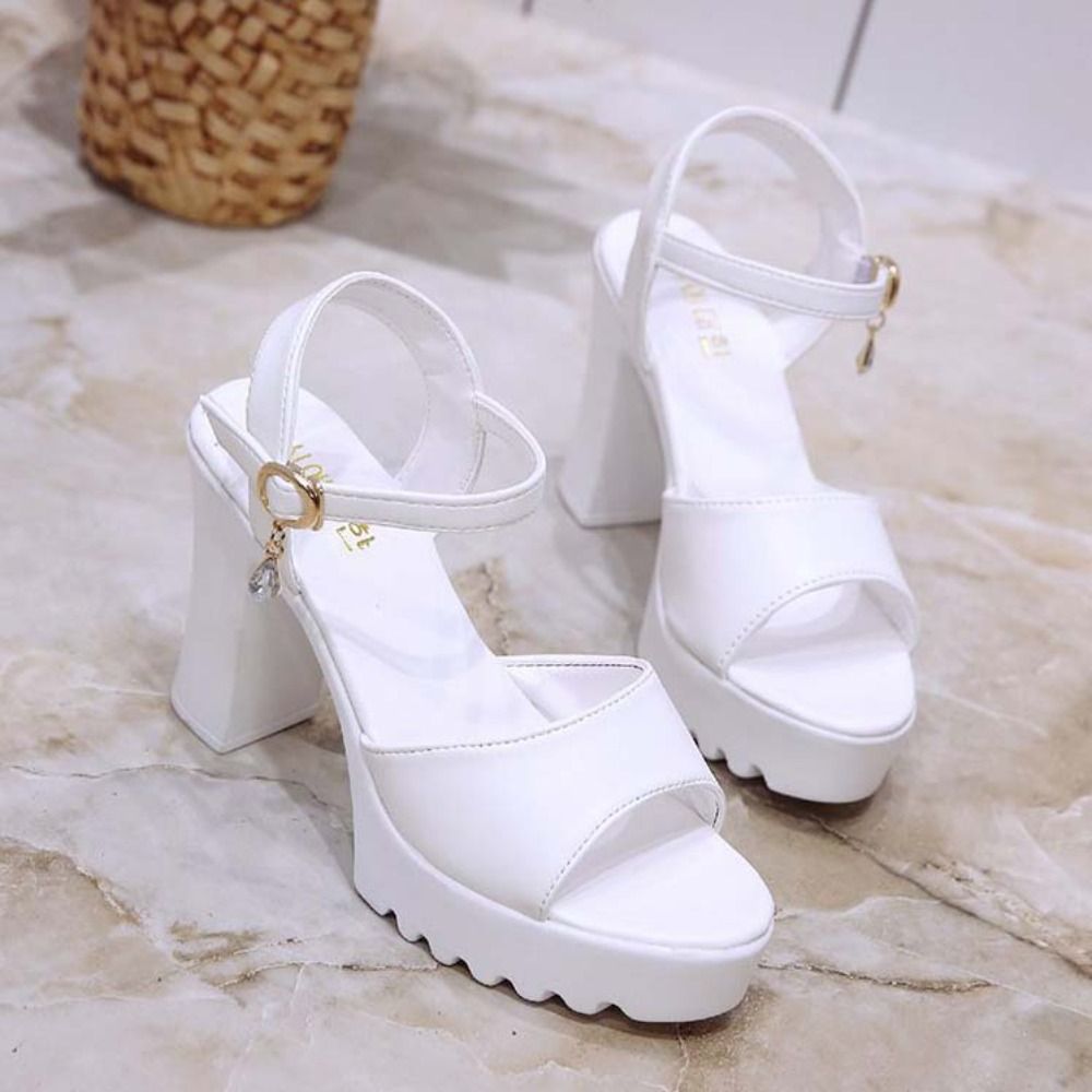 รองเท้าส้นสูงแบบเปิดหน้าเท้าปร - Jelly Sandal Women บทวิจารณ์และราคา