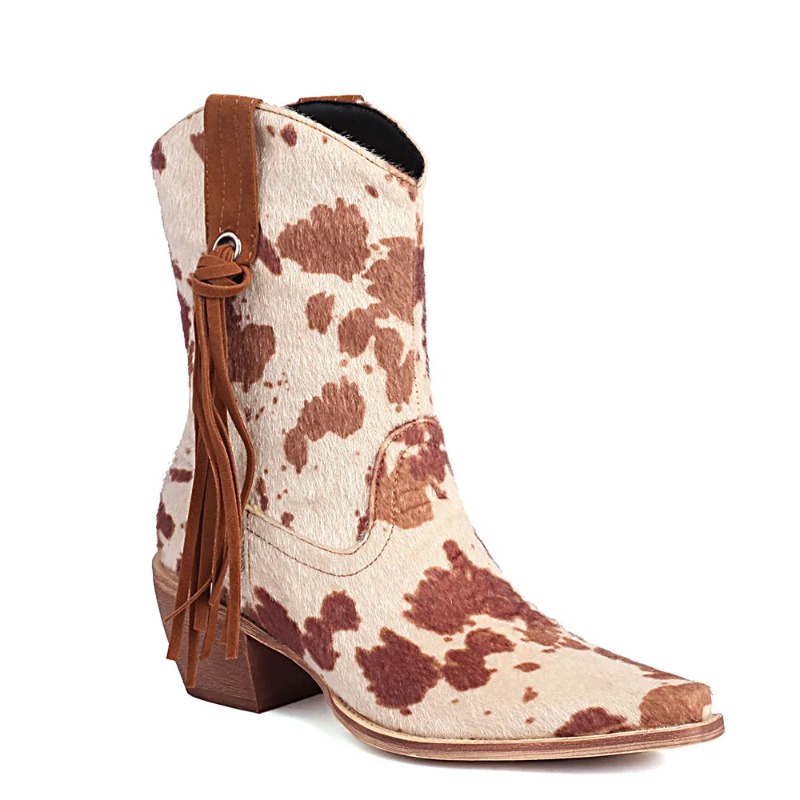 รองเท้าบูทคาวบอยหัวแหลมสไตล์วิ - Women'S Shoes Big Feet บทวิจารณ์และราคา