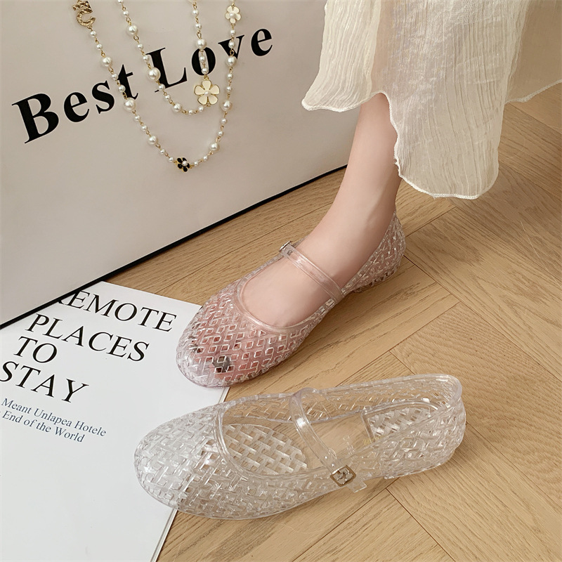 รองเท้าผู้หญิงใสแบบคริสตัล รุ่ - Jelly Sandal Women บทวิจารณ์และราคา