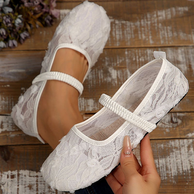 รองเท้าผู้หญิงรองเท้าตาข่ายระบ - Shoes For Women Flats บทวิจารณ์และราคา
