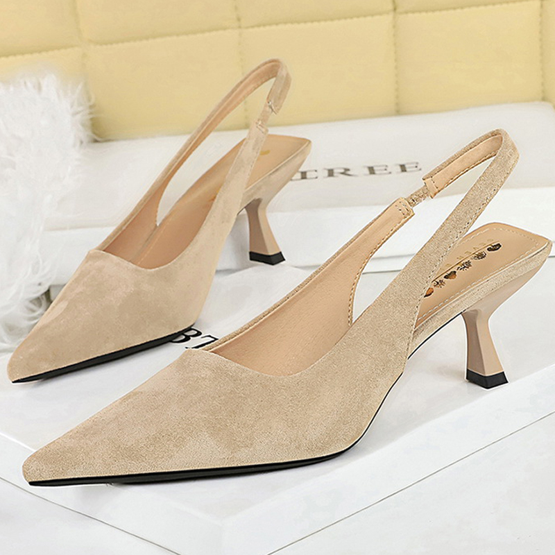 รองเท้าส้นสูงสไตล์ฝรั่งเศสแบบใ - Women Shoes Formal บทวิจารณ์และราคา