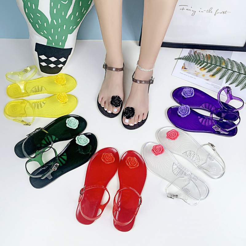 รองเท้าแตะแบบสวมสำหรับผู้หญิง  - Jelly Sandal Women บทวิจารณ์และราคา