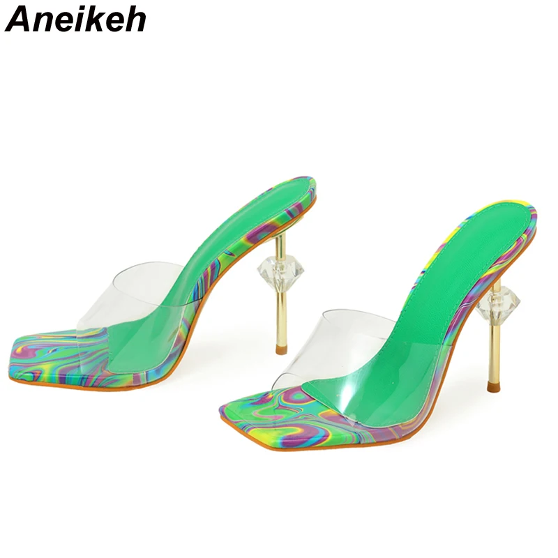 Aneikeh ใหม่เซ็กซี่แปลกโปร่งใส - Jelly Sandal Women บทวิจารณ์และราคา