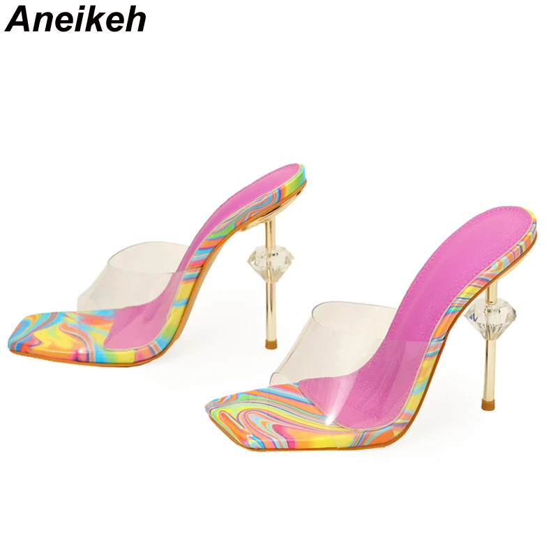 Aneikeh ใหม่เซ็กซี่แปลกโปร่งใส - Jelly Sandal Women บทวิจารณ์และราคา